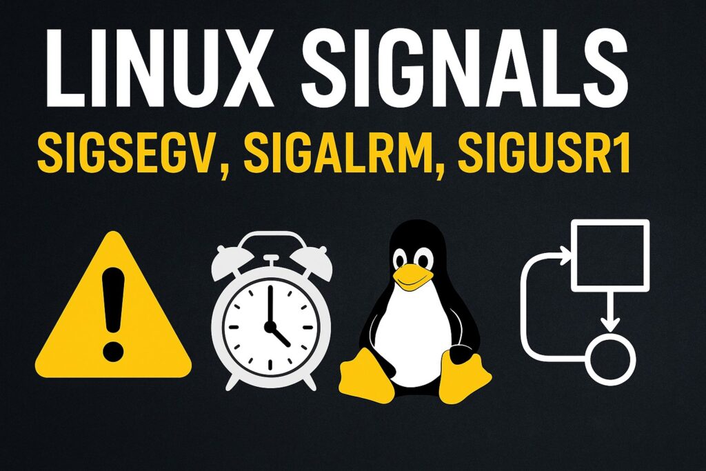 Linux Signals - SIGSEGV, SIGALRM, SIGUSR1
