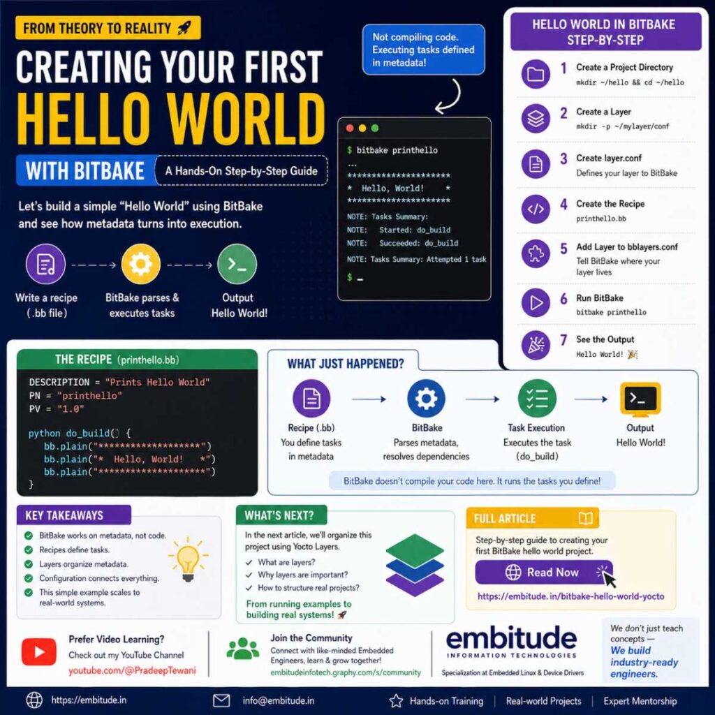 Bitbake Hello World